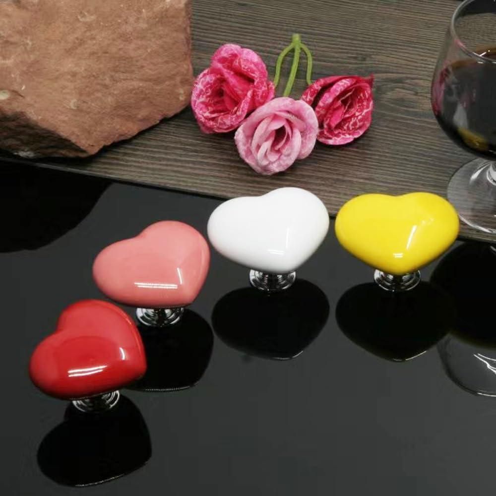 Toilet Press Button Heart Shape (Pack of 4)