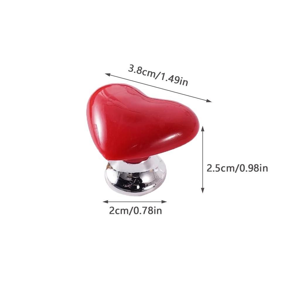 Toilet Press Button Heart Shape (Pack of 4)