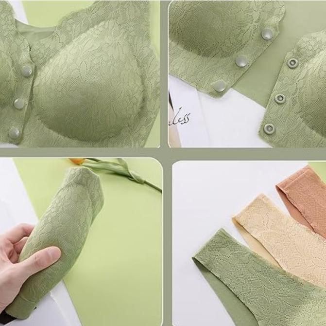 Open Feeding Bra Maternity Baby Nursing Women's Cotton Spandex Padded