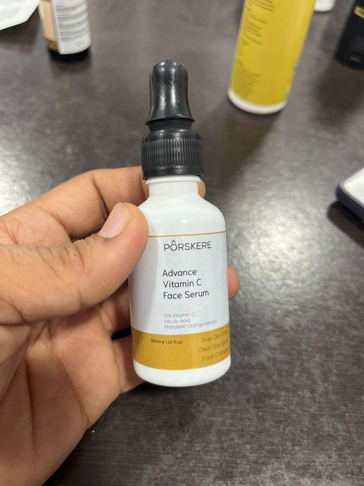 Porskere Advanced Vitamin C Face Serum 30ML (Pack of 2)