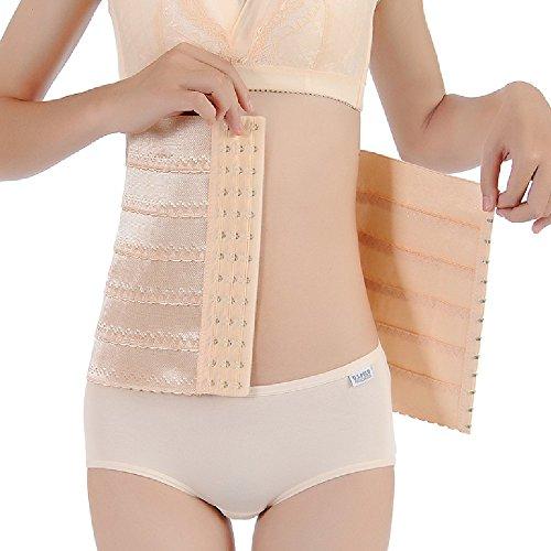 Miss Attitude Women's Waist Trainer Corset for Everyday Wear Steel Boned Tummy Control Body Shaper with Adjustable Hooks and Belt