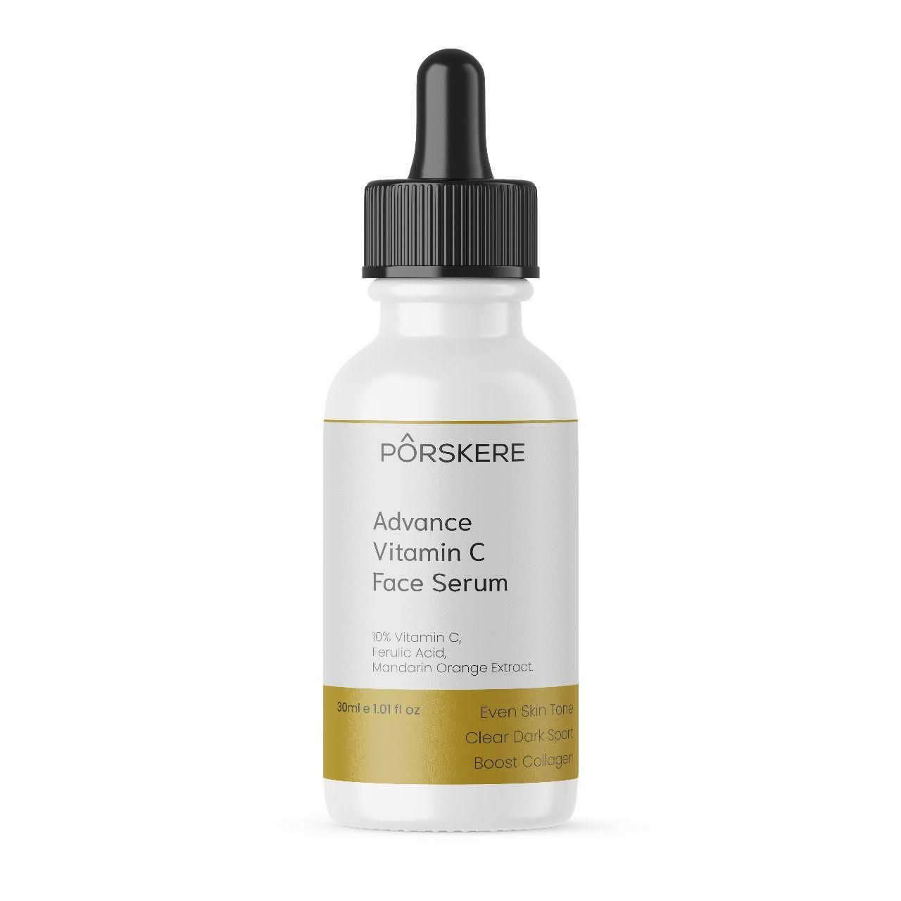 Porskere Advanced Vitamin C Face Serum 30ML (Pack of 2)