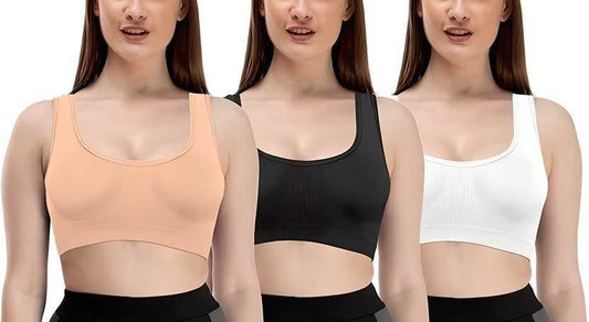 Women's Multicolor Air Bra (Pack of 3)